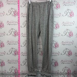 Shanon Passero pants jogger sweatpants heathered Gray Marled Knit Pants